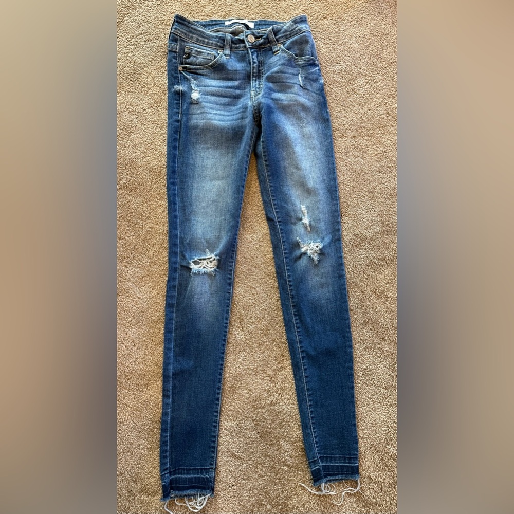 KanCan Distressed Blue Women's Jeans